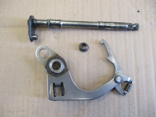Arbre axe de sélecteur + balancier de vitesses + bague Yamaha 125 DTMX - 2A8