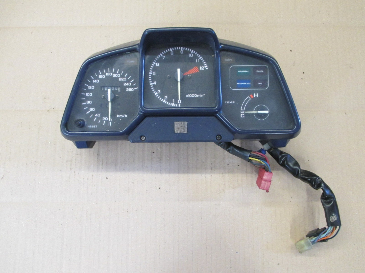 Bloc compteur compte tours pour Honda 750 VFR - RC24 - 1986 / 1987