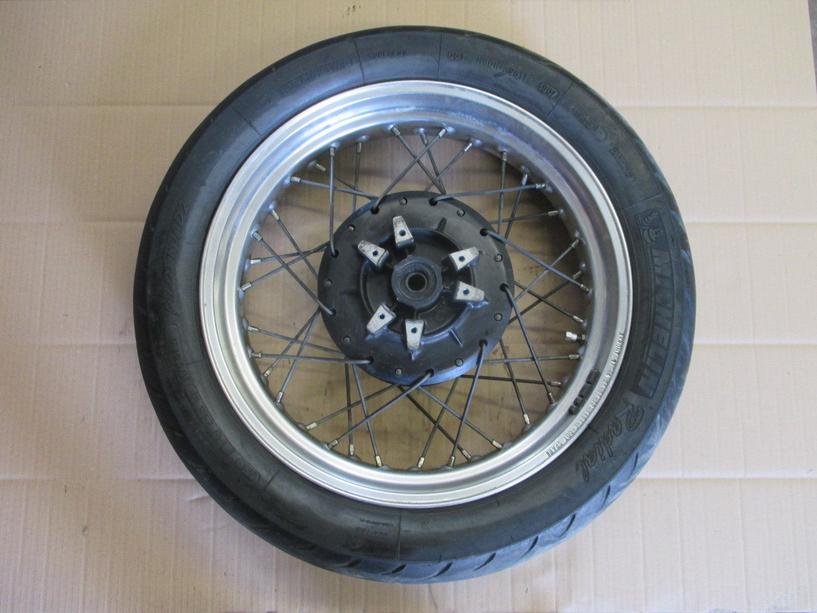 Roue avant et arrière avec jantes AKRONT pour Yamaha 600 XTE - 3TB - 4PT - DJ02