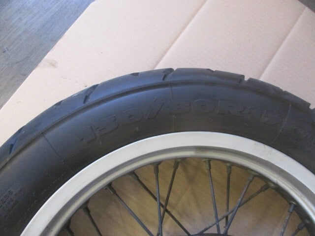 Roue arrière avec pneu Michelin très peu roulé pour Suzuki 650 XF Freewind