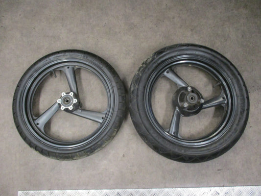 Roue avant et arrière avec pneu bon état pour Yamaha 125 TZR - 4FL