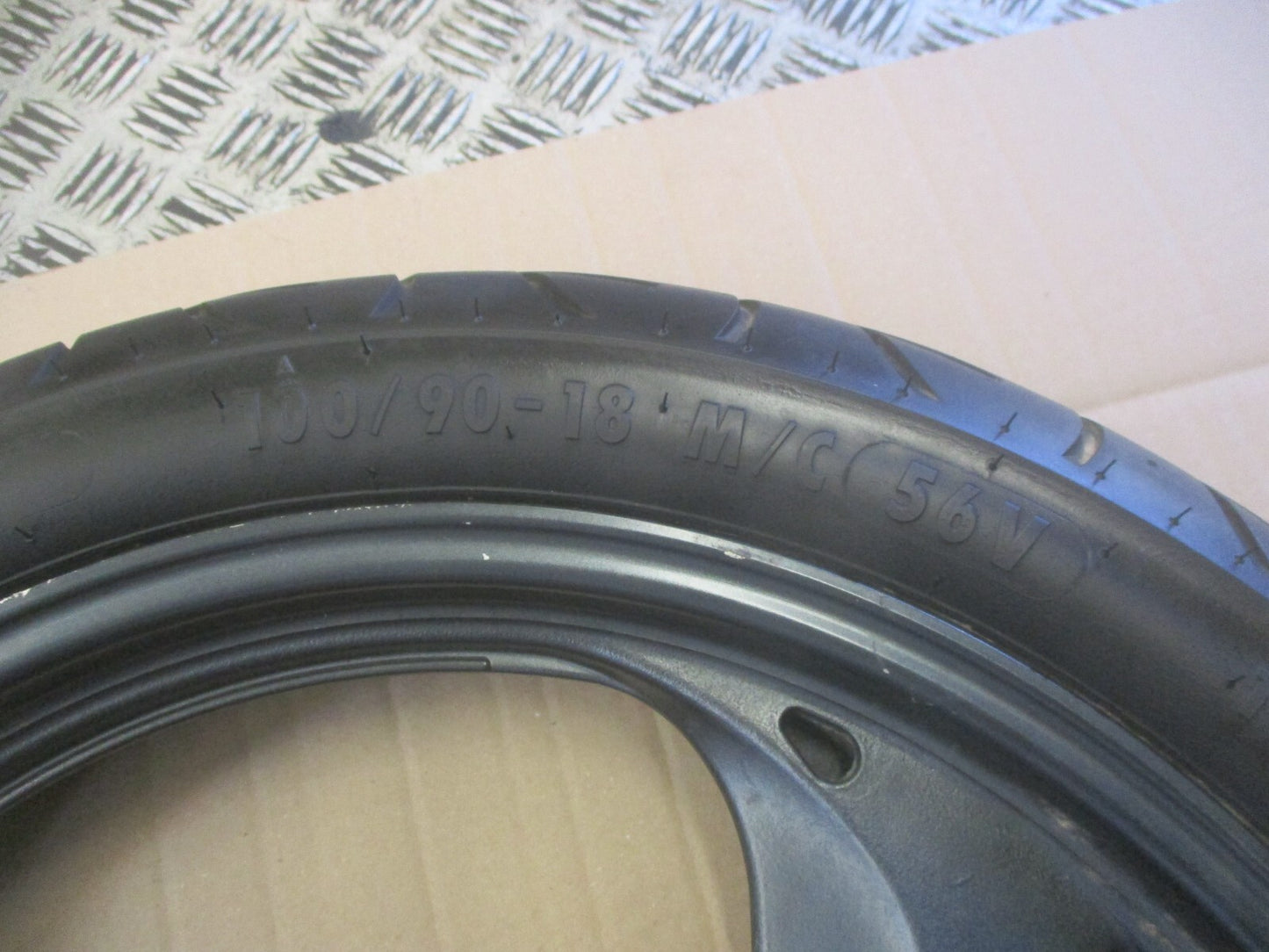 Roues avant + arrière pneu CONTINENTAL très peu roulé Yamaha 125 TDR - 4FU - 5AE