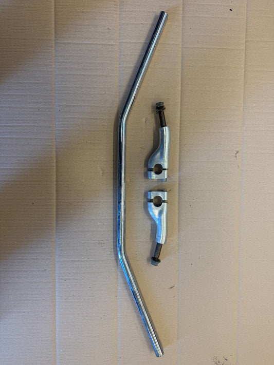 Pontets de guidon + cintre plat pour Yamaha 535 XV Virago - 2YL