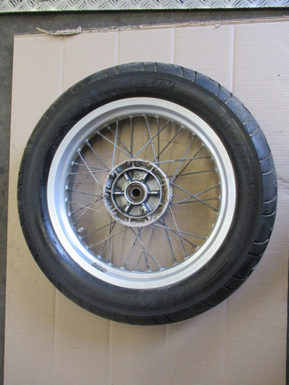 Roue arrière avec pneu Michelin très peu roulé pour Suzuki 650 XF Freewind