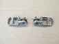 Cales pieds avants alu larges pour Honda 125 XLR - JD04
