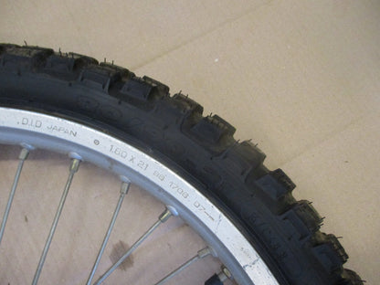 Roue avant avec pneu MICHELIN neuf Honda 125 MTX - JD07 - Frein avant à disque
