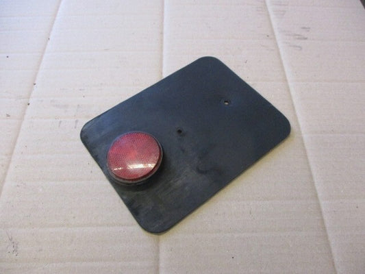 Plaque caoutchouc d'immatriculation + catadiopte pour Yamaha 125 TY