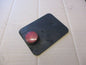 Plaque caoutchouc d'immatriculation + catadiopte pour Yamaha 125 TY