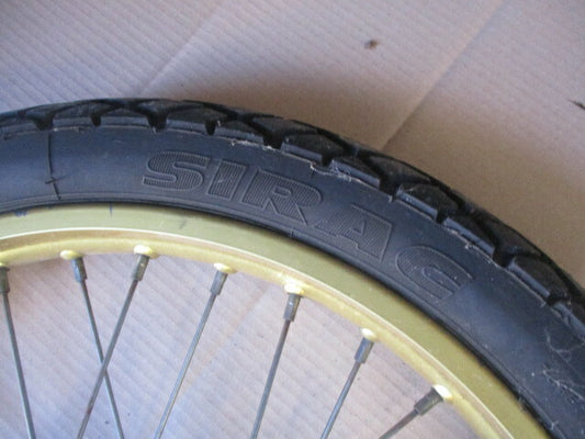 Roue avant avec pneu bon état Yamaha 600 XT Ténéré - 43F - 34L - 55W - 1VJ - 2KF