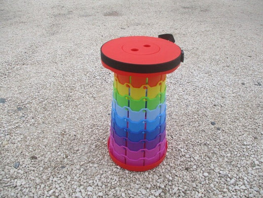 Tabouret pliant rétractable portable pour camping mécanique loisir pêche circuit