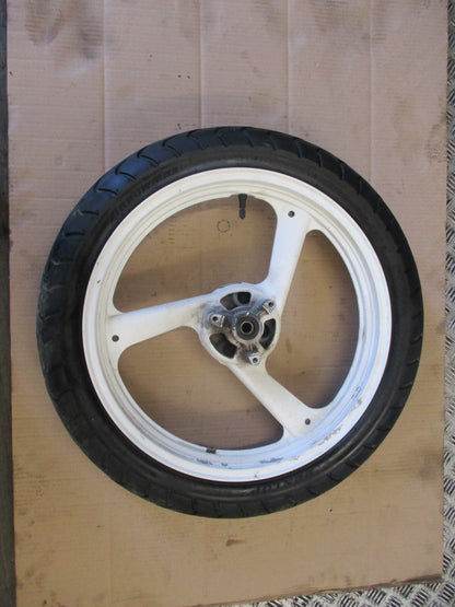 Roue arrière avec pneu DUNLOP Arrowmax ayant peu roulé pour Yamaha 125 TZR - 2RL