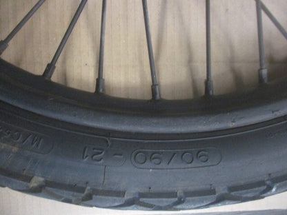 Roue avant avec pneu Michelin très peu roulé pour Honda 125 MTX - MTXR - TC02