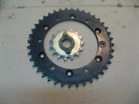Couronne + pignon de chaîne pour Honda 600 XLL - XLLM - PD04