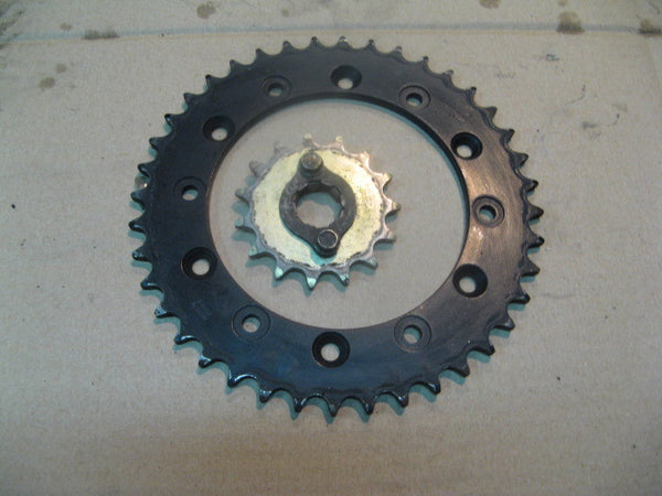 Couronne + pignon de chaîne pour Honda 600 XLL - XLLM - PD04
