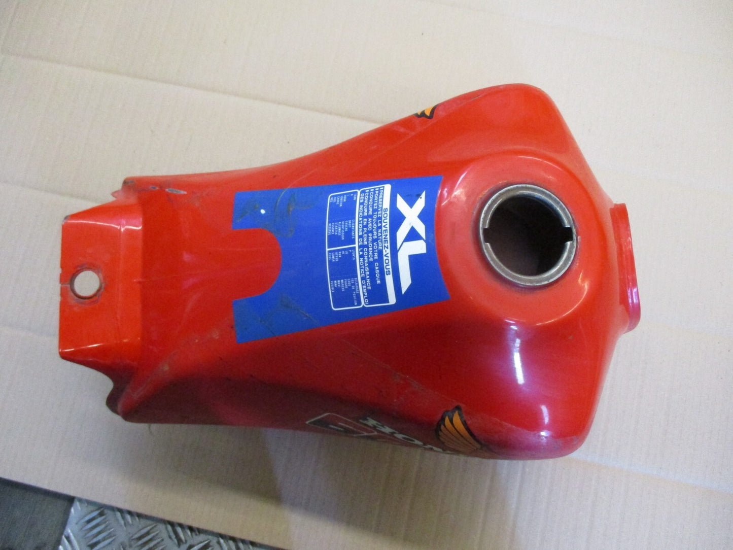 Réservoir essence  + robinet + bouchon pour Honda 600 XLR - PD03