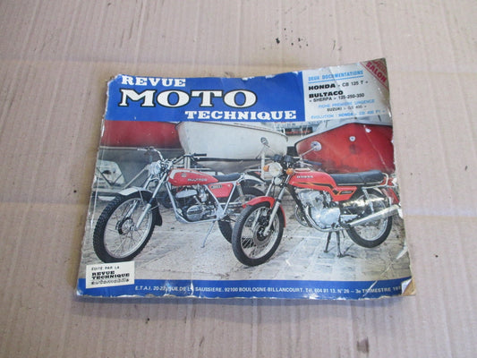 Revue technique pour Honda 125 CBT - CB125T - 125 Twin